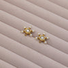 Pearl and Kundan Star Studs