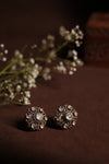 Floral Kundan Stud Earrings - photo 1