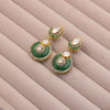 Jade Green Double Drop Earrings