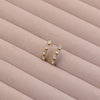 Three Tier Kundan Drop Earrings