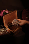 Antique Gold Kundan Bangle Set with Emerald Accents - photo 10