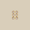 Double Kundan Drop Earrings
