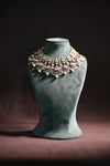 Ruby Kundan Bib Choker & Earring Set - photo 2