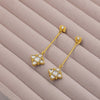 Kundan Linear Drop Earrings
