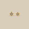 Pearl and Kundan Star Studs