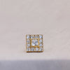 Square Polki Panel Ring