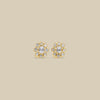 Petite Kundan Cluster Studs