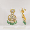 Emerald Chandbali Earrings