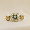 Emerald and Polki Statement Bracelet