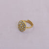 Round Polki Statement Ring