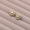 Petite Kundan Cluster Studs