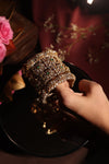 Antique Gold Kundan Bangle Set with Emerald Accents - photo 1