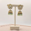 Emerald Jhumka Earrings