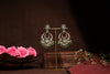Green Kundan Chandbali Earrings - photo 4