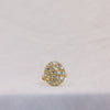 Oval Polki Victorian Ring