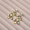 Kundan Chandelier Drop Earrings