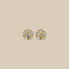 Kundan Floral Cluster Studs