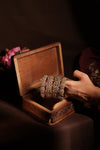 Antique Gold Kundan Bangle Set with Emerald Accents - photo 5