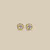 Kundan Halo Round Studs