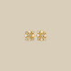 Gold Filigree Kundan Studs