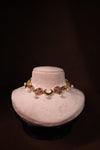 Multicolor Kundan Octagon Link Choker - photo 1